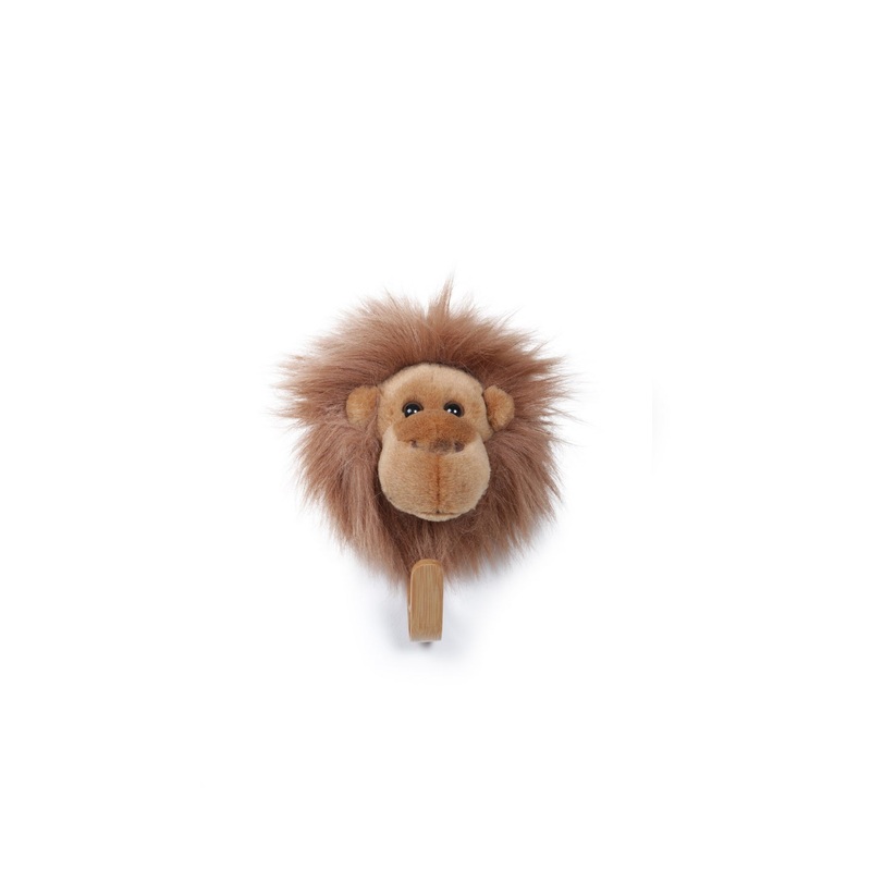 Wild & Soft Coat Hanger Sm. Head Orang-Utan