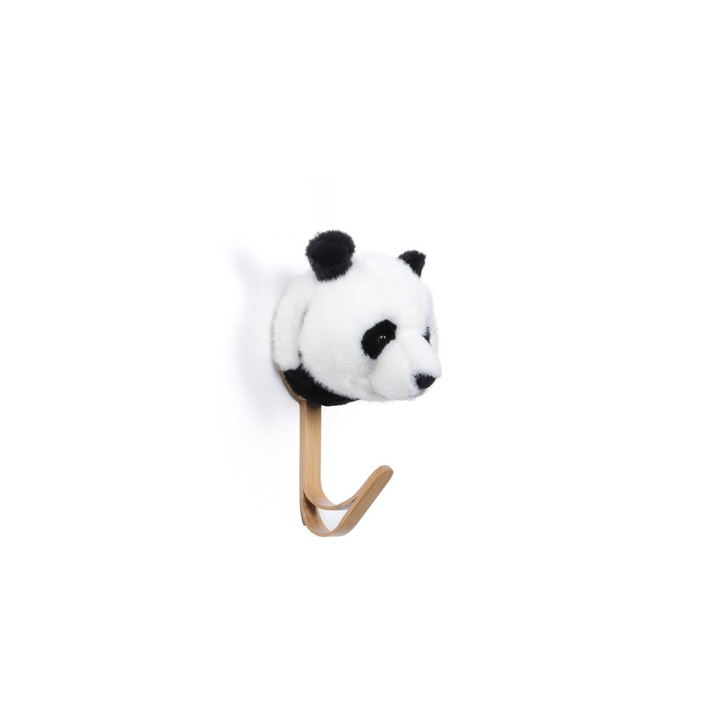 Wild & Soft Coat Hanger Sm. Head Panda
