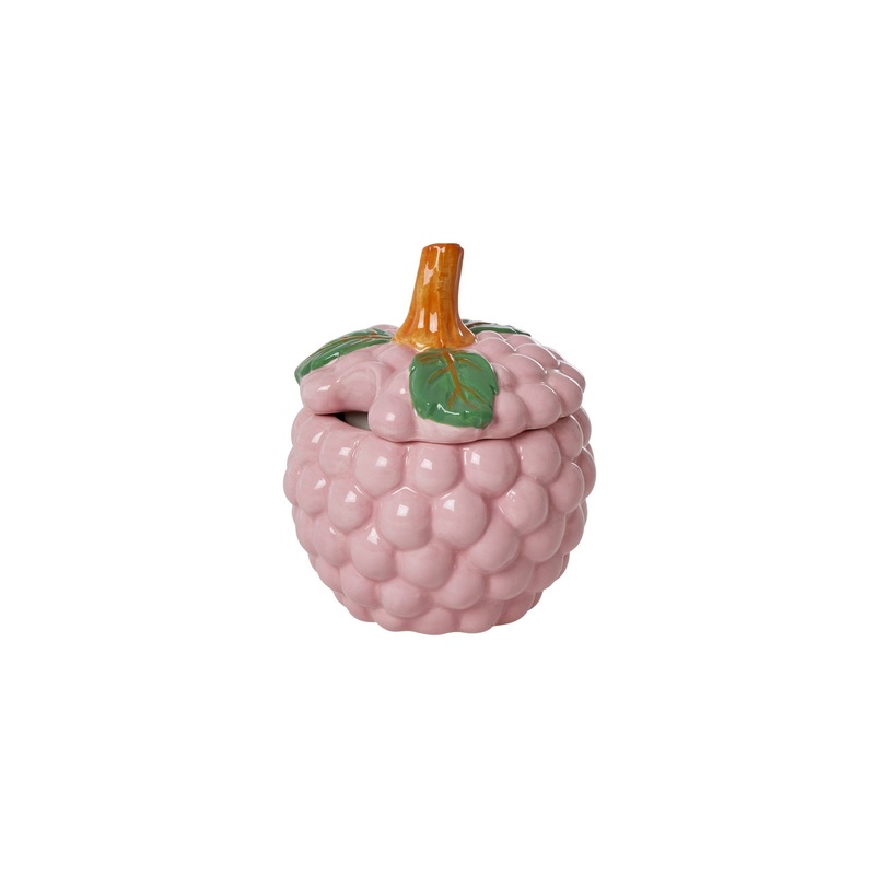 Rice DK Ceramic Jam Jar in Pink