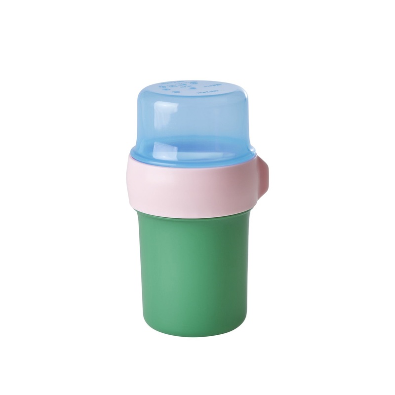 Rice DK Granola Container Color Green 400ml / Lid in Blue - 250ml
