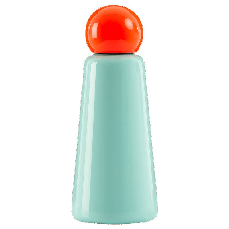 Lund London Skittle Water Bottle 500ml - Mint & Coral