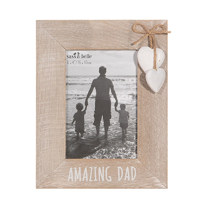RJB Stone Amazing Dad Heart Frame