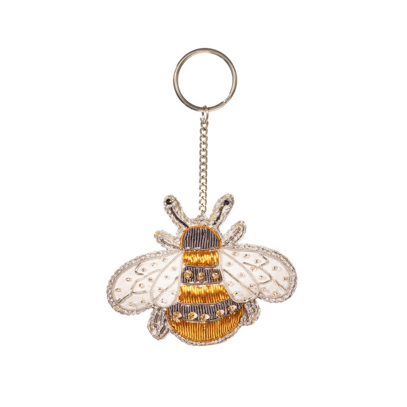 RJB Stone Bee Zari Keyring