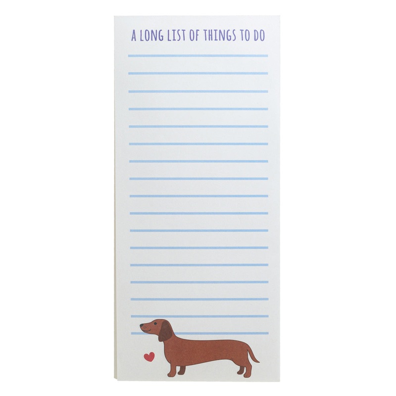 RJB Stone Sausage Dog List Pad