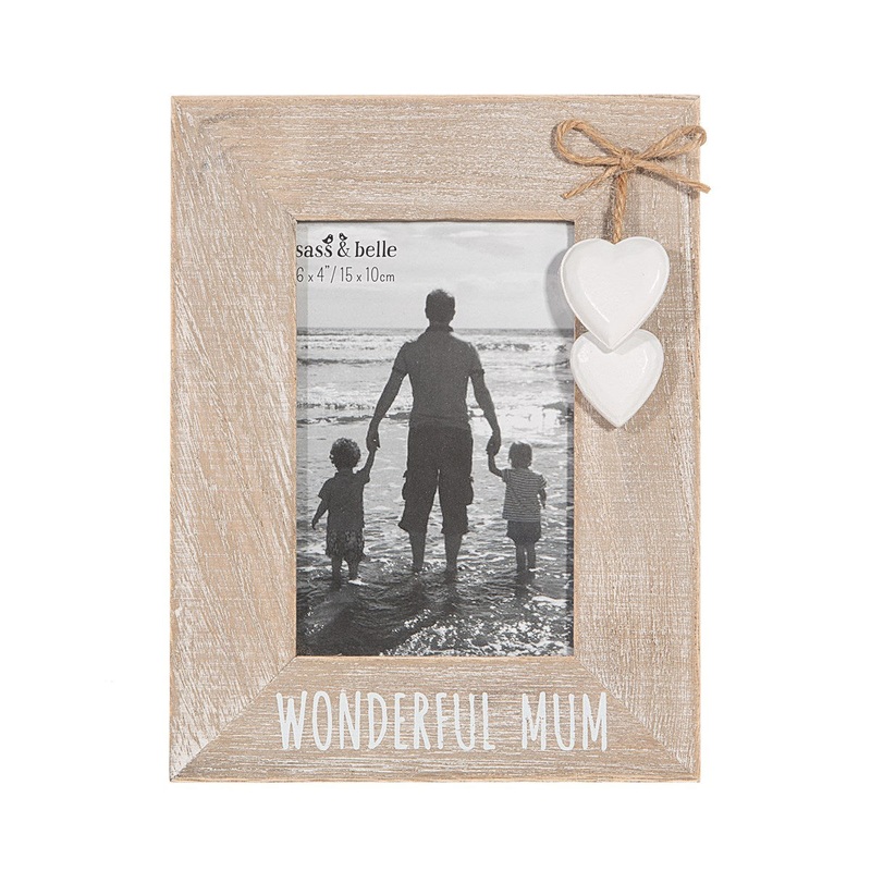RJB Stone Wonderful Mum Heart Frame