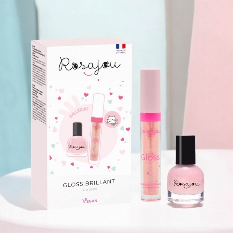 Rosajou Vegan Duo Nail Polish Gloss Ballerine