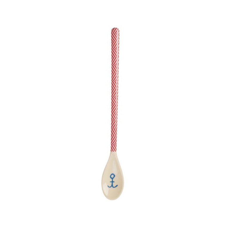 Rice DK Latte Spoon - Red - Anchor Print