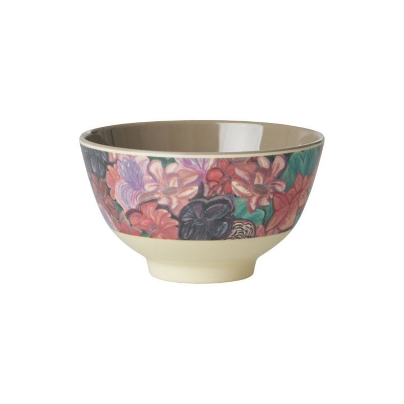 Rice DK Melamine Bowl with Forest Flower Print - Small - 300 ml