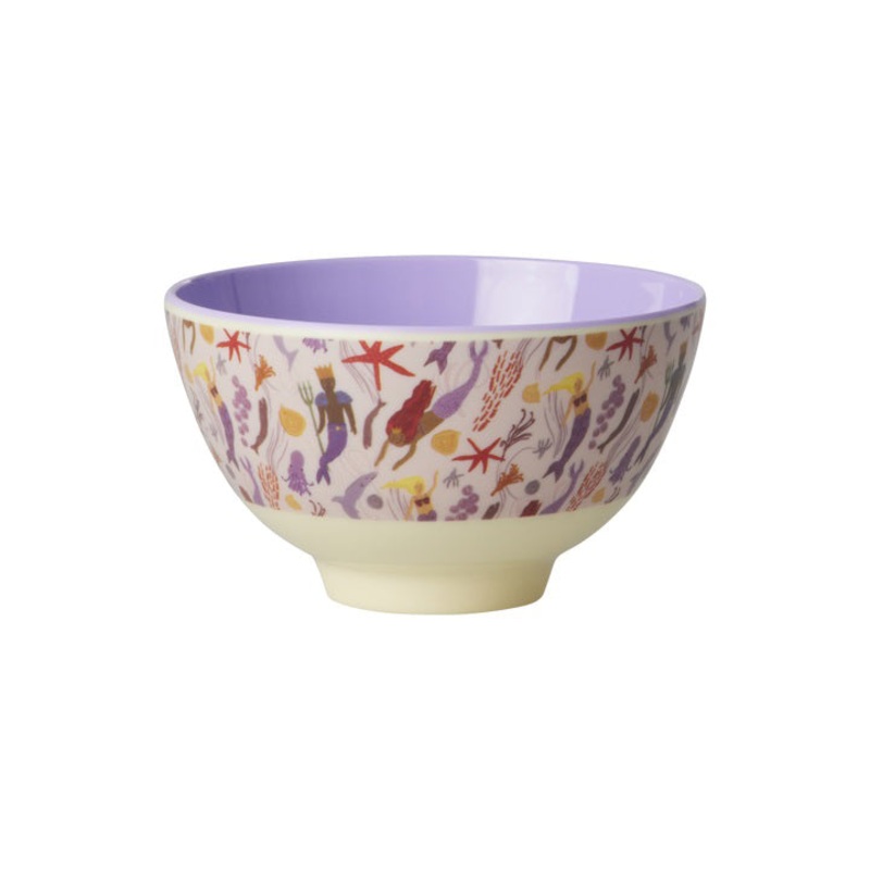 Rice DK Melamine Bowl with Mermaid Print - Small - 300 ml