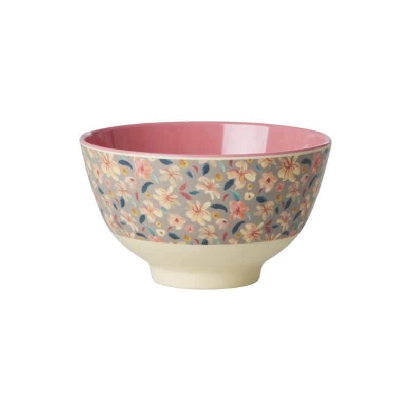 Rice DK Melamine Bowl with Small Sandy Flower Print - Small - 300 ml