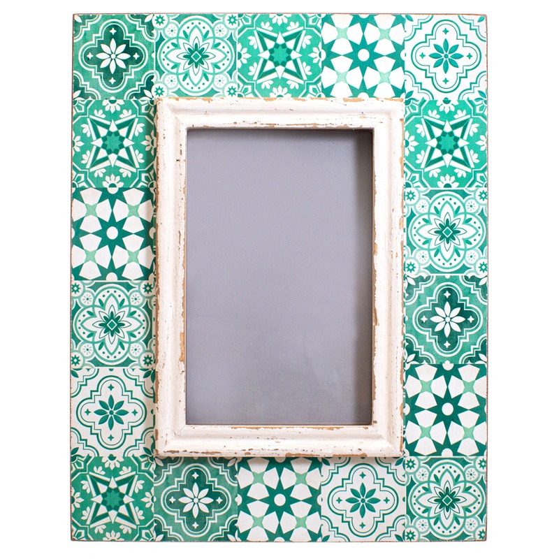 RJB Stone Green Mosaic Tile Frame