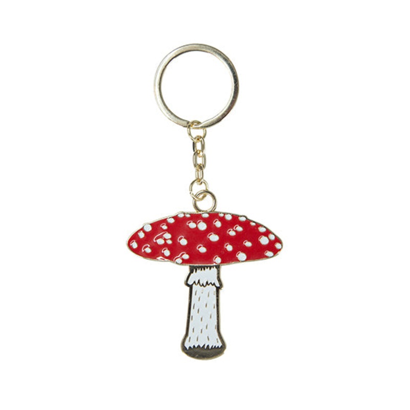 RJB Stone Vintage Mushroom Keyring
