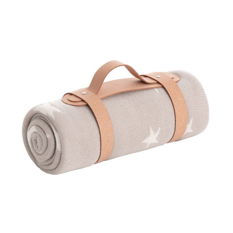 Cambrass Bamboo Knited Blanket 80x100x1 cm Star Grey
