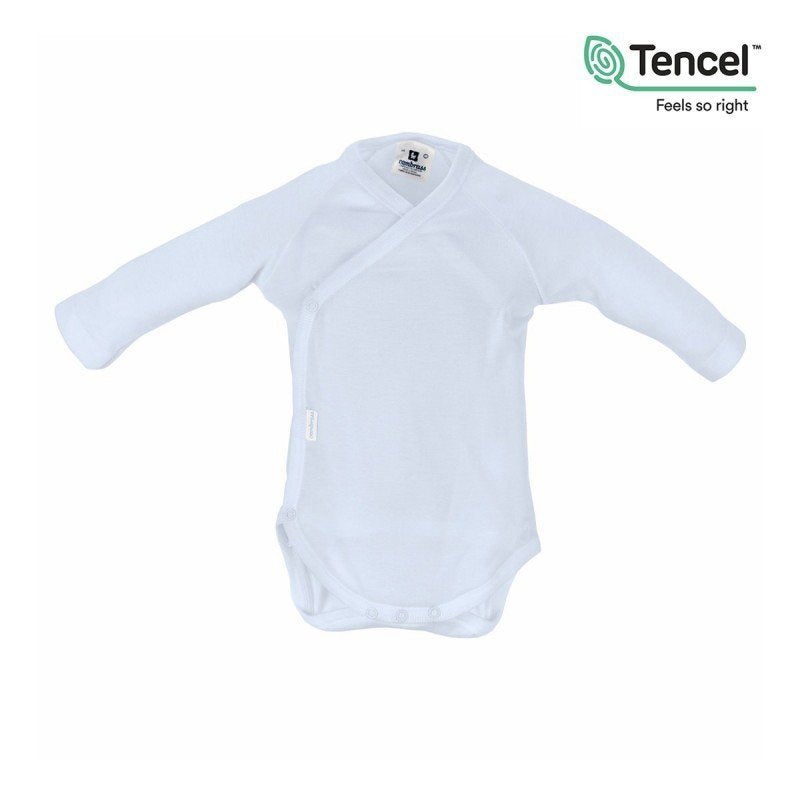Cambrass Body L.Sleeve Crossed T.3 Tencel Blue