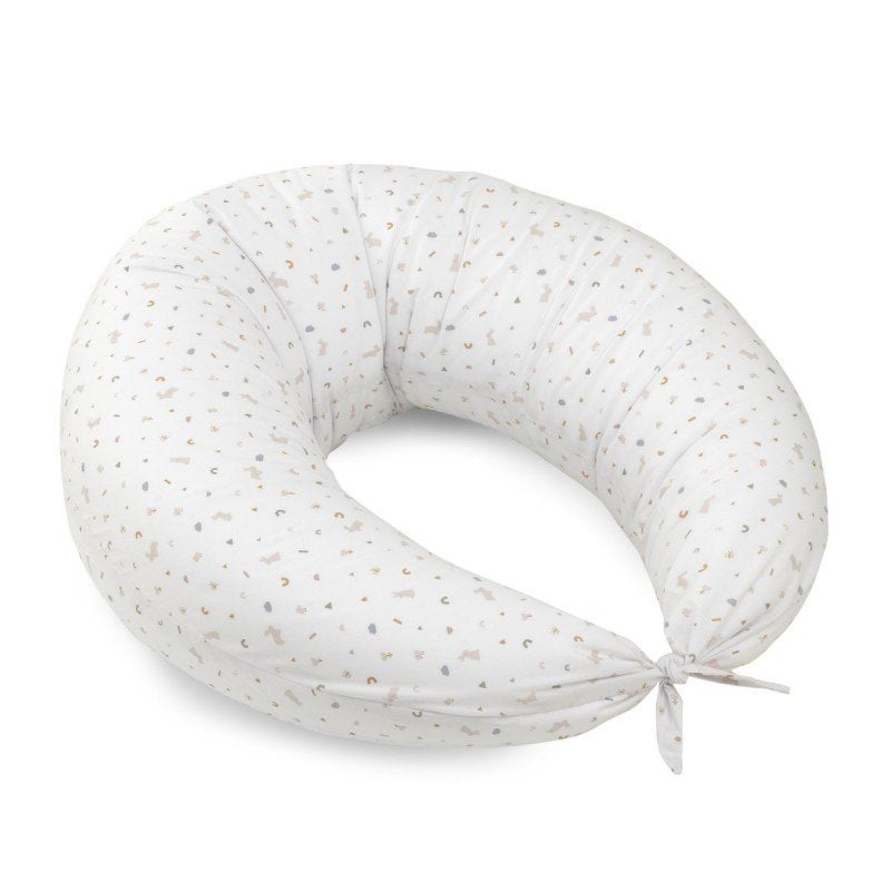Cambrass Nursing Pillow Moon 80x185x16 cm Rabbit Beige