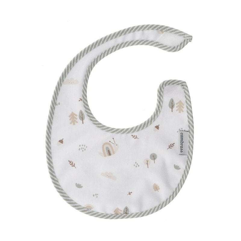 Cambrass Round Bib Velcro Greeny Green 16x19x1 cm