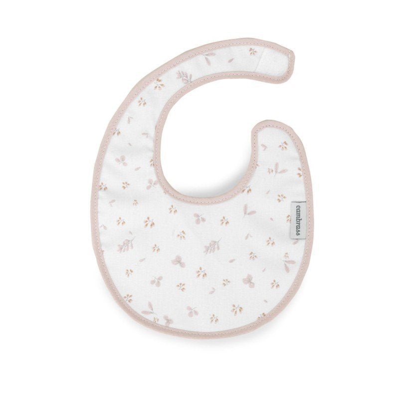 Cambrass Round Bib Velcro Plumeti Pink 16x19x1 cm