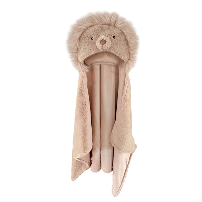 Mon Ami Luca Lion Hooded Blanket
