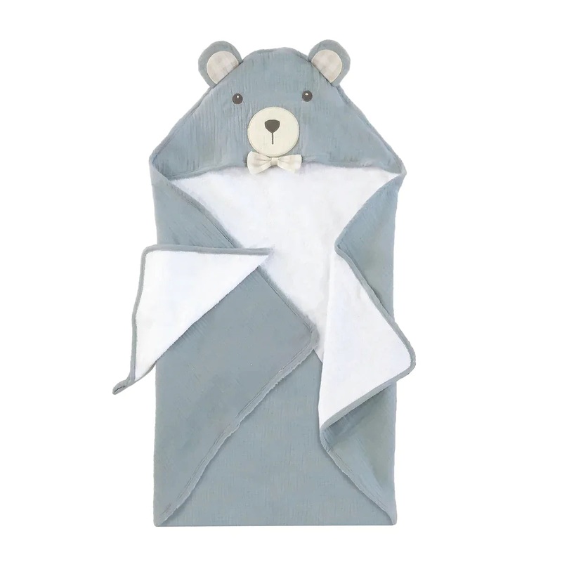 Mon Ami Petit Bear Terry Muslin Towel / Washcloth Set