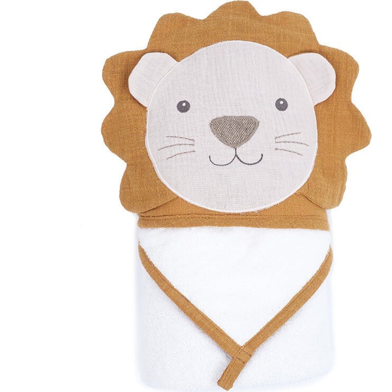 Mon Ami Petit Lion Towel and Washcloth Set