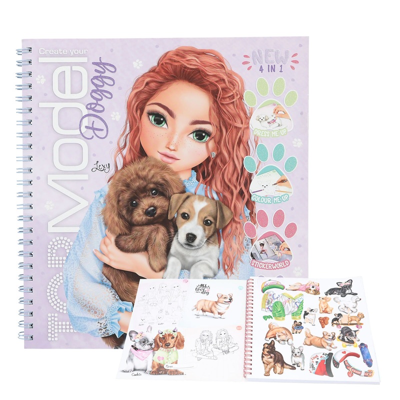 Depesche Create ZYour TOPModel Doggy Coloring Book