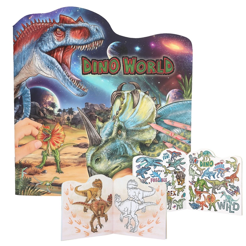 Depesche Dino World Coloring Book Figurative