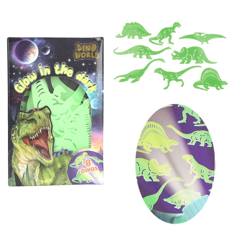 Depesche Dino World Glow in the Dark Stickers