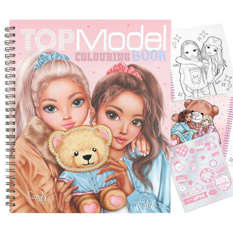 Depesche TOPModel Coloring Book Team Teddy