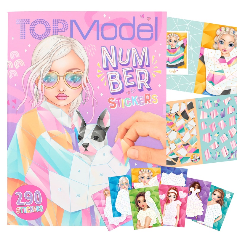 Depesche TOPModel Number Stickers Fantasy