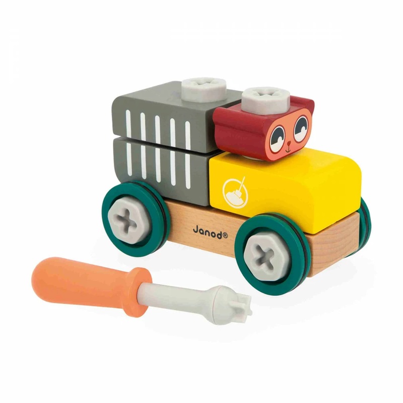 Janod Brico'Kids - DIY Car - Bear