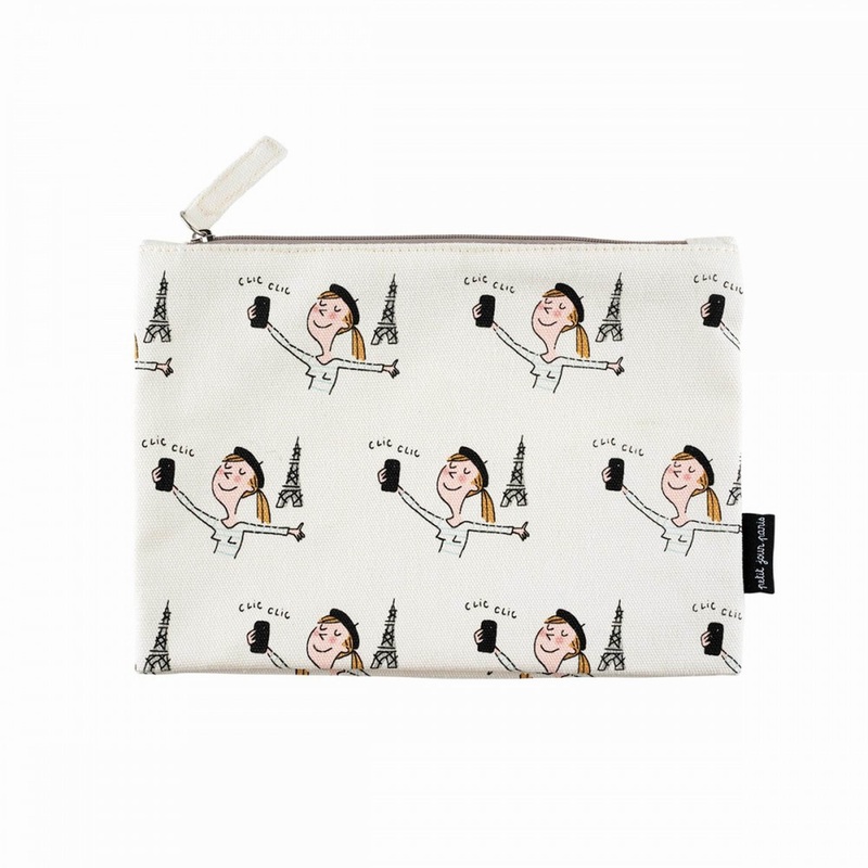 Petit Jour Paris Cotton Large Pouch Selfie