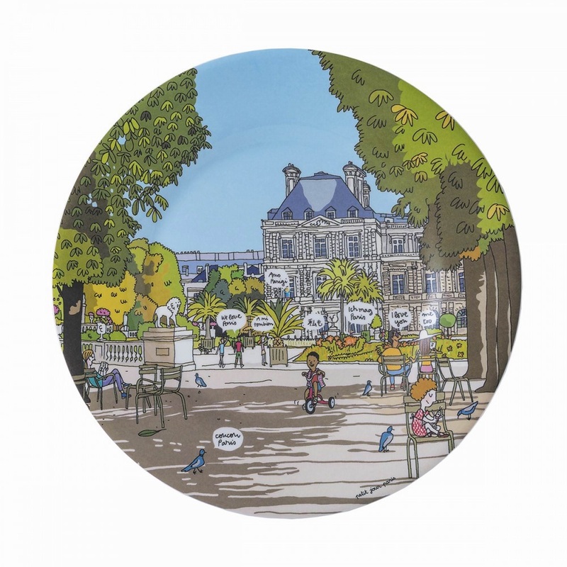 Petit Jour Paris Dessert Plate Jardin Du Luxembourg