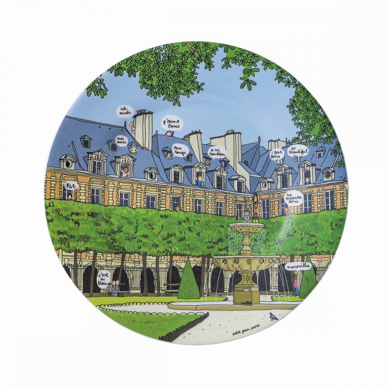 Petit Jour Paris Dessert Plate  Place Des Vosges