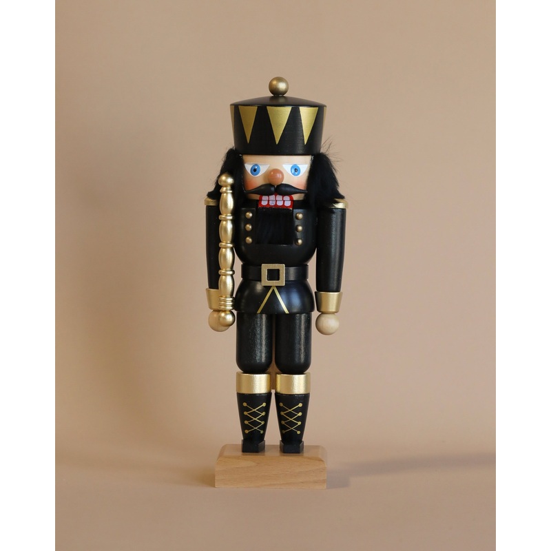 Christian Ulbricht Collectible Wooden Nutcracker - King In Black