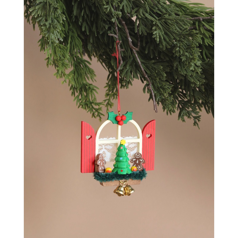 Christian Ulbricht Ornament - Window with Gingerbread