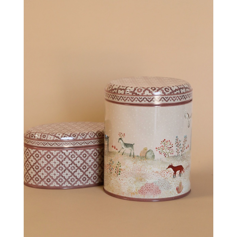 Maileg Metal Box, 2 Piece - Winter Wonderland