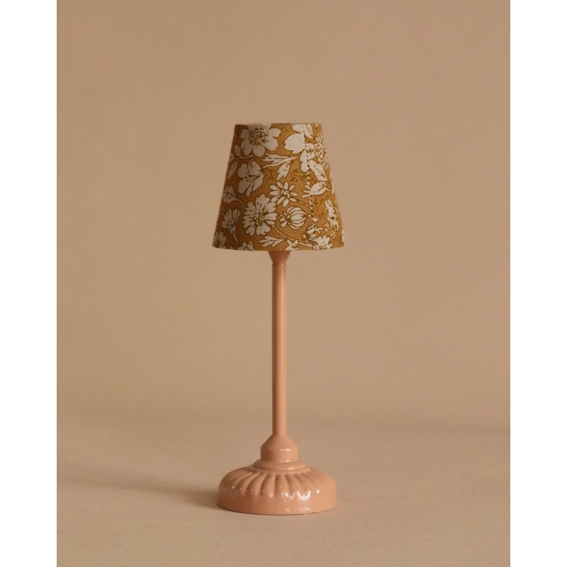 Maileg Mouse Size Vintage Floor Lamp - Dark Powder (ships in one week)