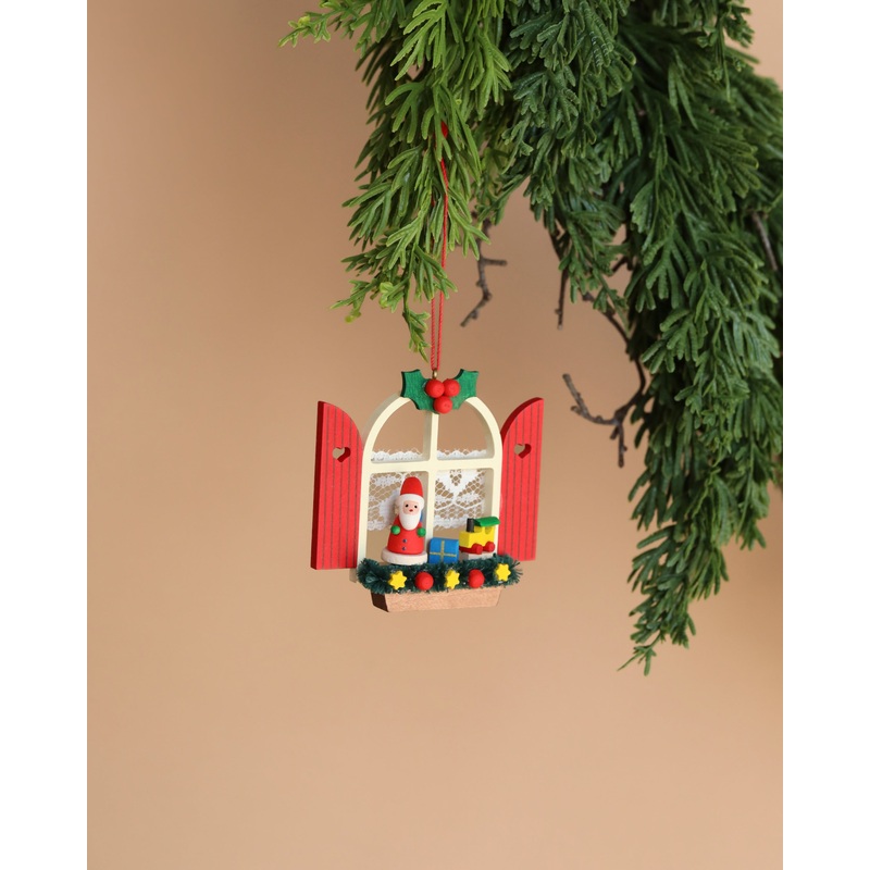 Christian Ulbricht Ornament - Window With Santa