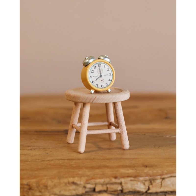 Maileg Alarm Clock For Dollhouse - Yellow