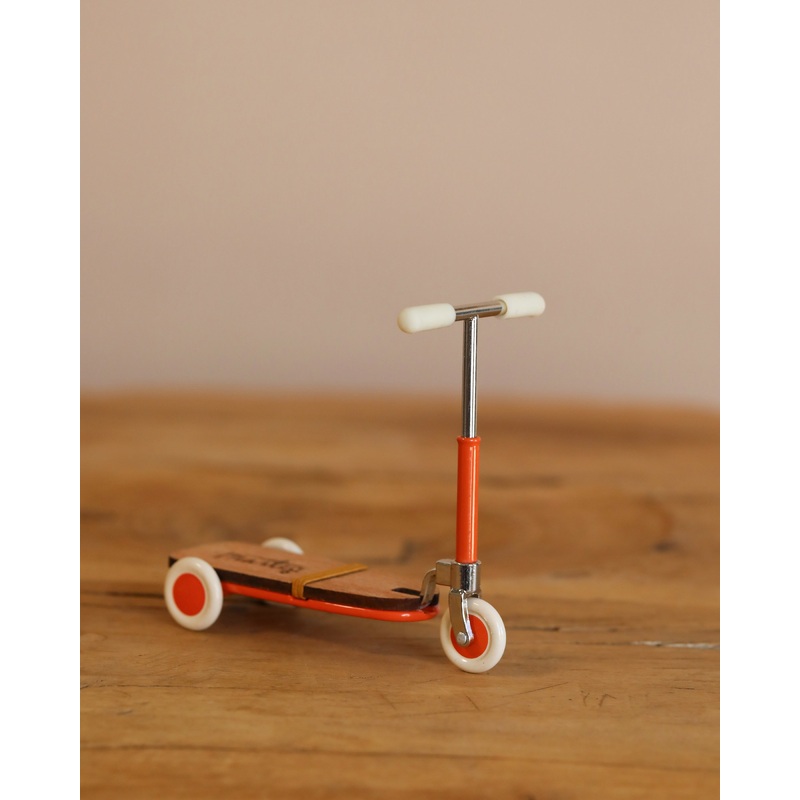 Maileg Mouse Size Scooter / Kickboard - Orange