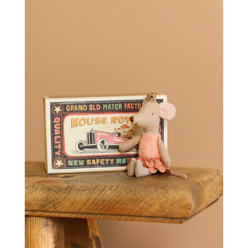 Maileg Princess Mouse In Matchbox - Little Sister