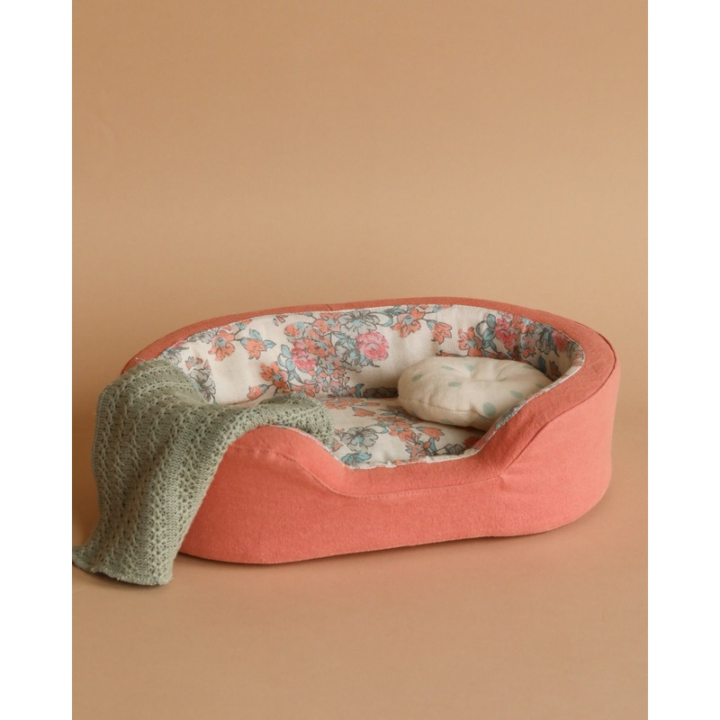 Maileg Small Cozy Bed - Coral