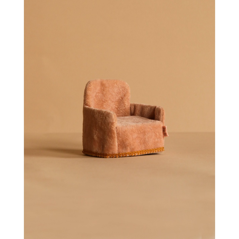 Maileg Soft Folding Chair, Mouse - Powder