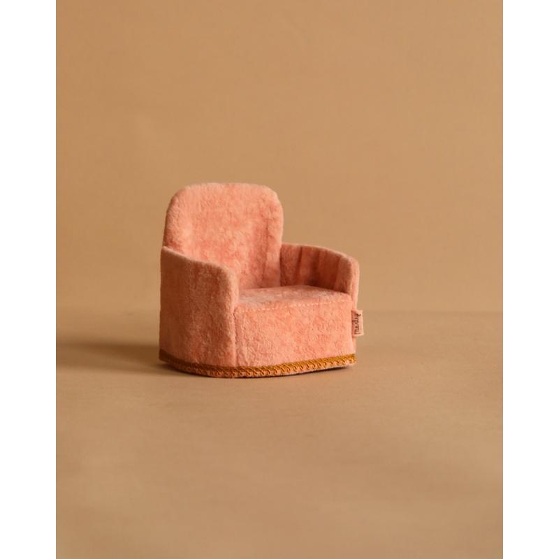 Maileg Soft Folding Chair, Mouse - Rose