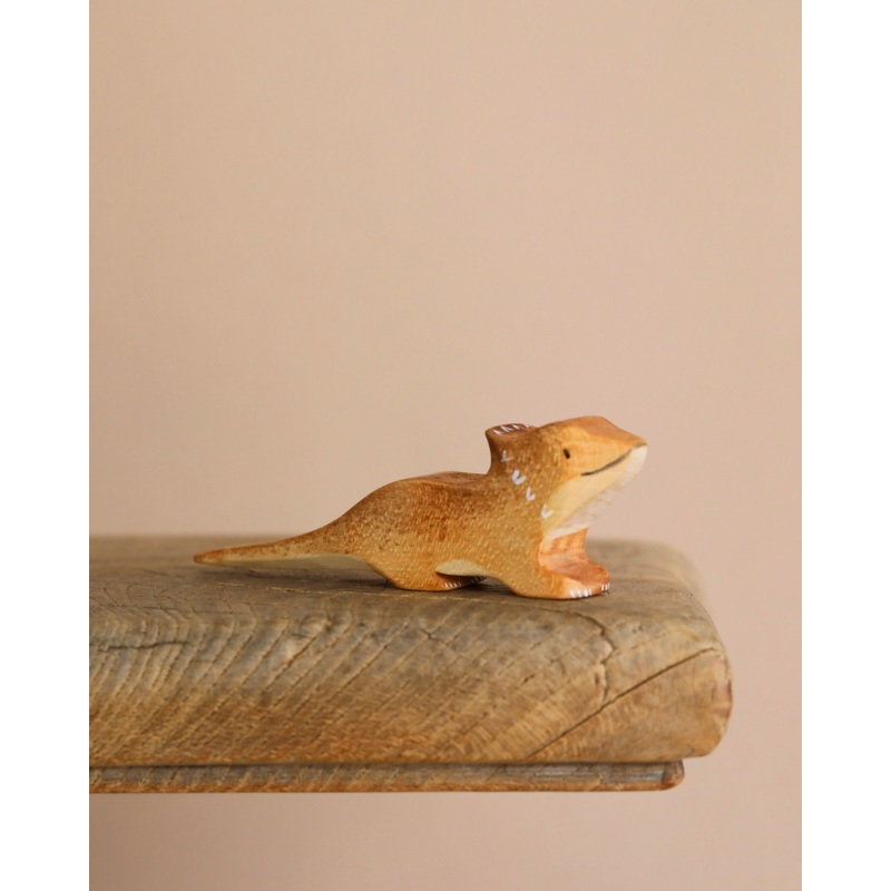 Handmade Wooden Bearded Dragon By Eric & Albert