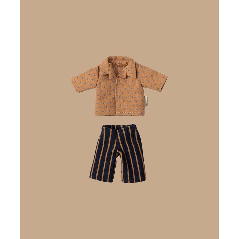 Maileg Extra Clothing: Shirt And Striped Pants For Dad Mouse