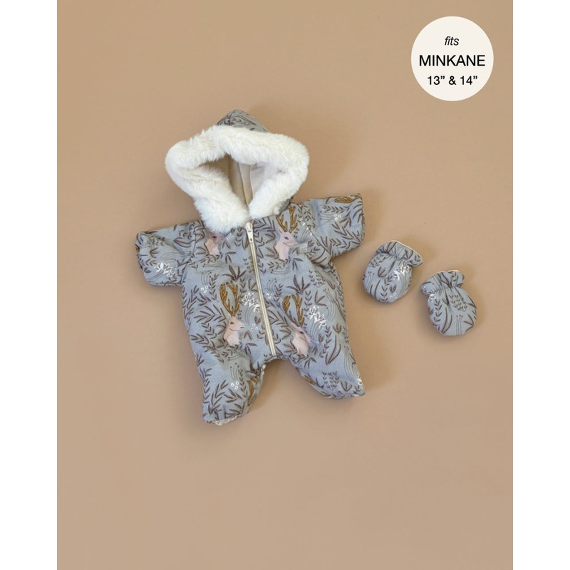 Minikane 11" Doll Clothing | Pilot Jumpsuit & Mittens - Elaphe