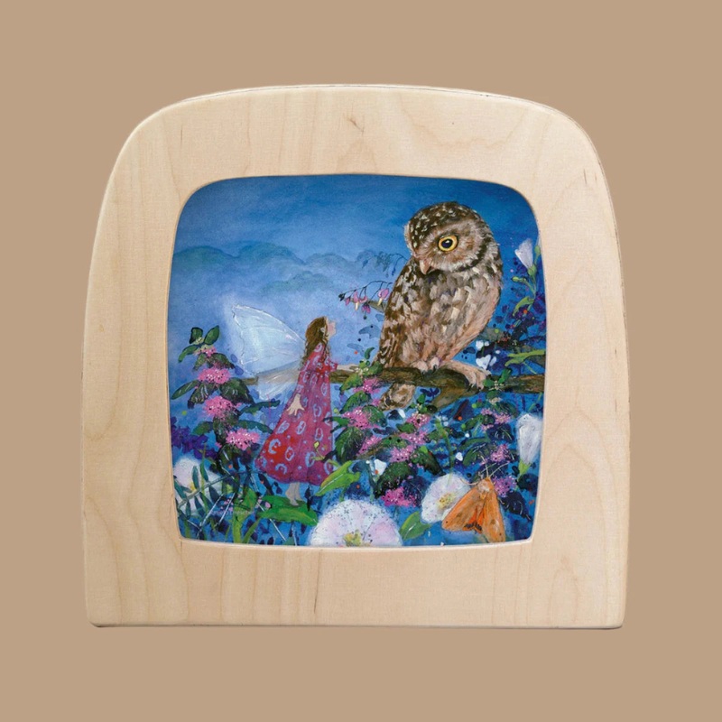 Silhouette Only - Little Fairy Can't Sleep Silhouette - Owl for Toverlux Lamp (ships in one week)