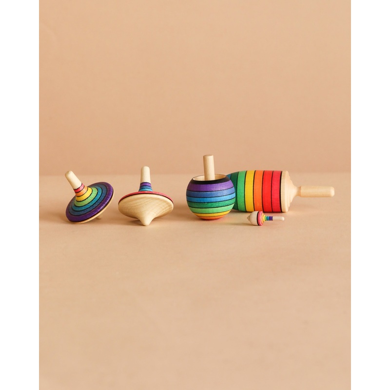 Mader Spinning Top Champion Learning Set - Rainbow