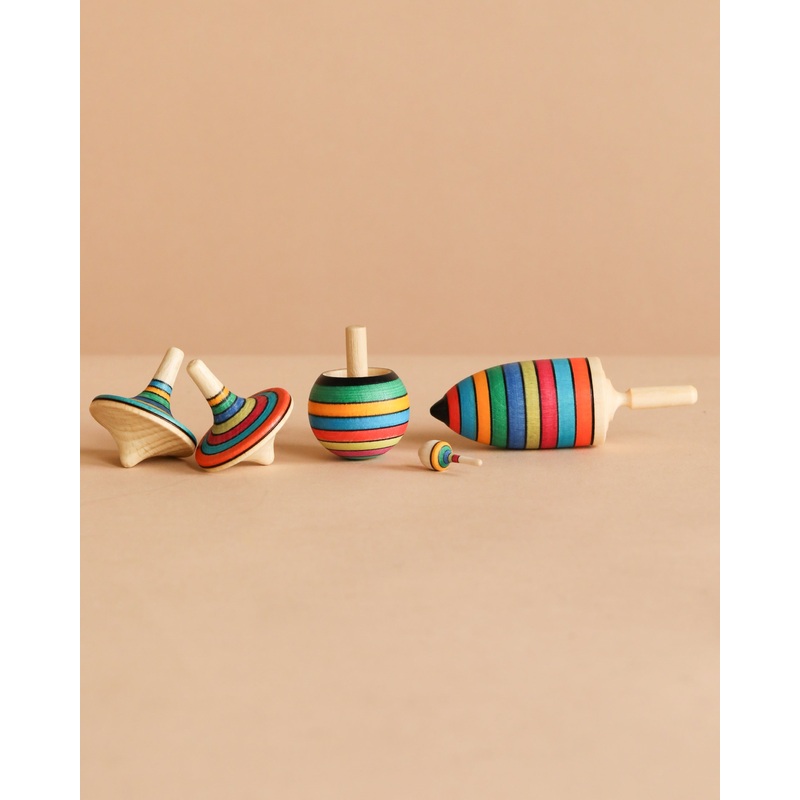Mader Spinning Top Champion Learning Set - Striped